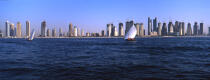 Sailing boat in Dubai. © Philip Plisson / Plisson La Trinité / AA12088 - Photo Galleries - Good weather