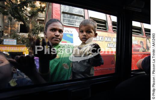 Dans les rues de Bombay. - © Philip Plisson / Plisson La Trinité / AA12493 - Nos reportages photos - Ville [Maharashtra]