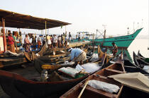 Retour de pêche à Cochin. © Philip Plisson / Plisson La Trinité / AA12591 - Nos reportages photos - La petite pêche au Kerala, Inde du sud