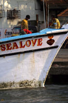 Dans le port de Cochin. © Philip Plisson / Plisson La Trinité / AA12608 - Nos reportages photos - Inde