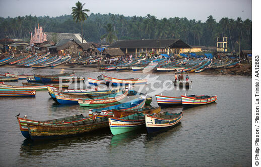 Vilinjan. - © Philip Plisson / Plisson La Trinité / AA12663 - Photo Galleries - Inshore Fishing in Kerala, India