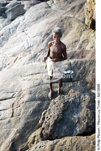 Hindu in Vilinjam. - © Philip Plisson / Plisson La Trinité / AA12698 - Photo Galleries - India