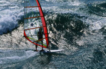 Wind surfer. © Philip Plisson / Plisson La Trinité / AA12707 - Nos reportages photos - Sport nautique