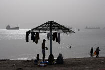 Aqaba. © Philip Plisson / Plisson La Trinité / AA12842 - Nos reportages photos - Parasol