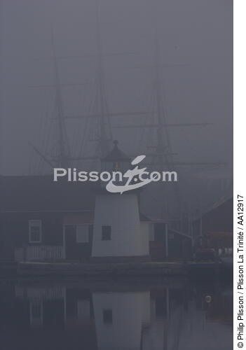 Mystic Seaport - © Philip Plisson / Plisson La Trinité / AA12917 - Nos reportages photos - Phares USA