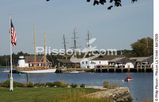 Mystic Seaport - © Philip Plisson / Plisson La Trinité / AA12926 - Photo Galleries - New England