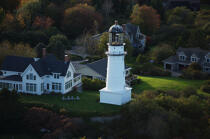Cap Elisabeth Light © Philip Plisson / Plisson La Trinité / AA13073 - Photo Galleries - Autumn Colors in New England