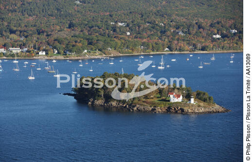 Curtis Island Light dans le Maine. - © Philip Plisson / Plisson La Trinité / AA13089 - Nos reportages photos - Nouvelle Angleterre