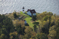 Curtis Island Light in Maine. © Philip Plisson / Plisson La Trinité / AA13091 - Photo Galleries - Tree