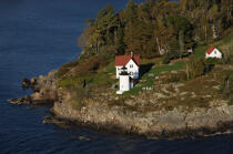Curtis Island Light in Maine. © Philip Plisson / Plisson La Trinité / AA13093 - Photo Galleries - Lighthouse [Maine]