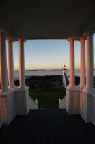 Marshall Point Light in Maine. © Philip Plisson / Plisson La Trinité / AA13128 - Photo Galleries - American Lighthouses