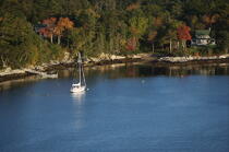 Paysage dans le Maine. © Philip Plisson / Plisson La Trinité / AA13161 - Nos reportages photos - Nouvelle Angleterre