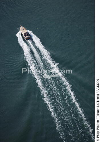 boat in Maine. - © Philip Plisson / Plisson La Trinité / AA13200 - Photo Galleries - Wake