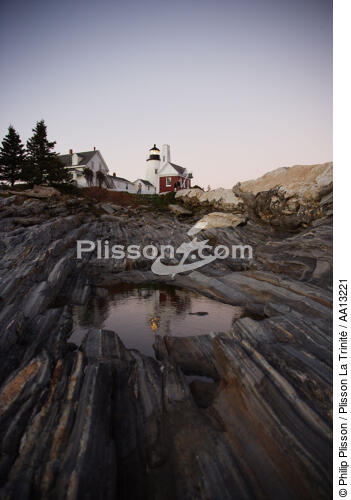 Pemaquid Point Light dans le Maine. - © Philip Plisson / Plisson La Trinité / AA13221 - Nos reportages photos - Phare [Maine]