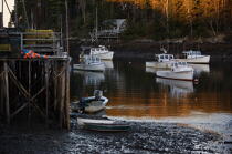 New Harbor dans le Maine. © Philip Plisson / Plisson La Trinité / AA13236 - Nos reportages photos - Mouillage