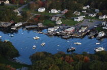 New Harbor dans le Maine. © Philip Plisson / Plisson La Trinité / AA13239 - Nos reportages photos - Mouillage