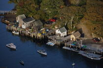 New Harbor dans le Maine. © Philip Plisson / Plisson La Trinité / AA13245 - Nos reportages photos - Mouillage