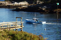 New Harbor dans le Maine. © Philip Plisson / Plisson La Trinité / AA13247 - Nos reportages photos - New Harbor