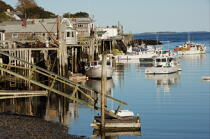 New Harbor dans le Maine. © Philip Plisson / Plisson La Trinité / AA13253 - Nos reportages photos - Mouillage