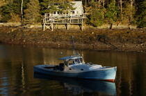New Harbor dans le Maine. © Philip Plisson / Plisson La Trinité / AA13257 - Nos reportages photos - New Harbor