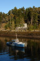 New Harbor dans le Maine. © Philip Plisson / Plisson La Trinité / AA13259 - Nos reportages photos - New Harbor