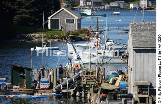 Port Clyde dans le Maine. - © Philip Plisson / Plisson La Trinité / AA13290 - Nos reportages photos - Maine
