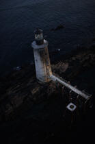 Ram Island Ledge Light dans le Maine. © Philip Plisson / Plisson La Trinité / AA13309 - Nos reportages photos - Couleurs d'Automne en Nouvelle Angleterre