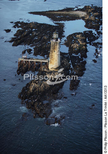 Ram Island Ledge Light in Maine. - © Philip Plisson / Plisson La Trinité / AA13313 - Photo Galleries - American Lighthouses