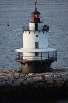 Spring Point Ledge Light dans le Maine. © Philip Plisson / Plisson La Trinité / AA13335 - Nos reportages photos - Nouvelle Angleterre