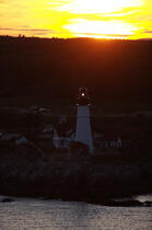 Portland Head Light dans le Maine. © Philip Plisson / Plisson La Trinité / AA13374 - Nos reportages photos - Soleil