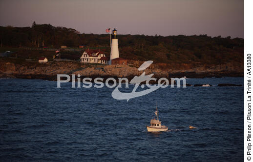 Portland Head Light dans le Maine. - © Philip Plisson / Plisson La Trinité / AA13380 - Nos reportages photos - Maine
