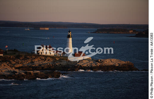 Portland Head Light dans le Maine. - © Philip Plisson / Plisson La Trinité / AA13383 - Nos reportages photos - Phares USA