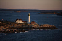 Portland Head Light dans le Maine. © Philip Plisson / Plisson La Trinité / AA13383 - Nos reportages photos - Phares USA