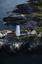 Portland Head Light in Maine. © Philip Plisson / Plisson La Trinité / AA13385 - Photo Galleries - American Lighthouses