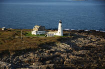 Wood Island Light in Maine. © Philip Plisson / Plisson La Trinité / AA13389 - Photo Galleries - Maine