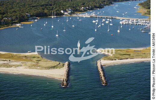 Falmouth in Massachusetts. - © Philip Plisson / Plisson La Trinité / AA13494 - Photo Galleries - Town [Massachusetts]
