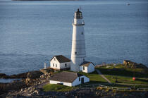 Boston Harbor Light. © Philip Plisson / Plisson La Trinité / AA13533 - Photo Galleries - Lighthouse [Massachusetts]