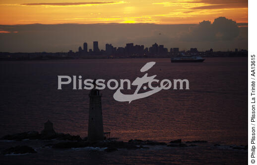 Graves Ledge Light in Massachusetts. - © Philip Plisson / Plisson La Trinité / AA13615 - Photo Galleries - Boston
