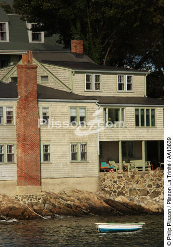 Marblehead dans le Massachusetts. - © Philip Plisson / Plisson La Trinité / AA13639 - Nos reportages photos - Barque