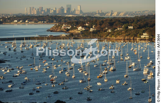 Marblehead dans le Massachusetts. - © Philip Plisson / Plisson La Trinité / AA13644 - Nos reportages photos - Boston
