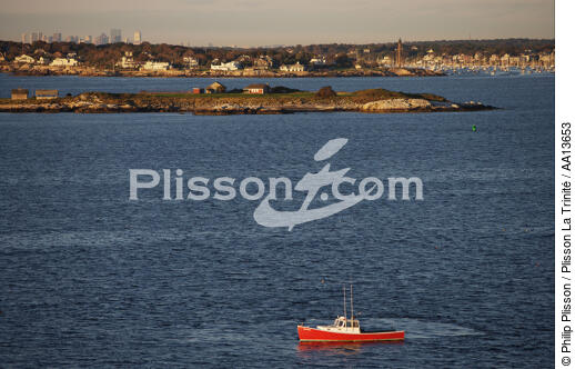 Pêche devant Marblehead dans le Massachusetts. - © Philip Plisson / Plisson La Trinité / AA13653 - Nos reportages photos - Ville [Massachusetts]