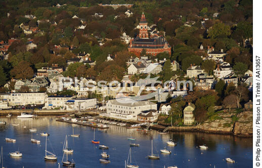 Marblehead in Massachusetts. - © Philip Plisson / Plisson La Trinité / AA13657 - Photo Galleries - Town [Massachusetts]