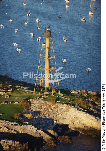 Marblehead Neck Light - © Philip Plisson / Plisson La Trinité / AA13673 - Photo Galleries - Lighthouse [Massachusetts]