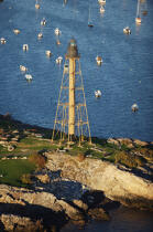 Marblehead Neck Light © Philip Plisson / Plisson La Trinité / AA13673 - Photo Galleries - Lighthouse [Massachusetts]