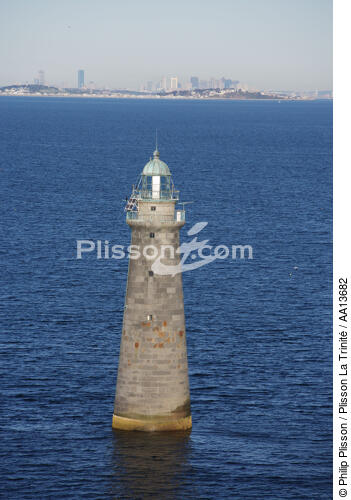 Minots ledge Light - © Philip Plisson / Plisson La Trinité / AA13682 - Photo Galleries - Lighthouse [Massachusetts]