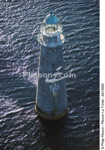Minots ledge Light - © Philip Plisson / Plisson La Trinité / AA13685 - Photo Galleries - Lighthouse [Massachusetts]