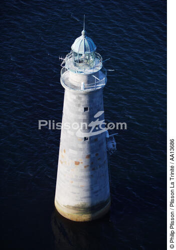 Minots ledge Light - © Philip Plisson / Plisson La Trinité / AA13686 - Photo Galleries - Lighthouse [Massachusetts]