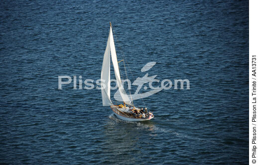 Sailing boat in Massachusetts. - © Philip Plisson / Plisson La Trinité / AA13731 - Photo Galleries - Massachusetts