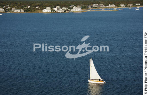 Sailing boat in Massachusetts. - © Philip Plisson / Plisson La Trinité / AA13734 - Photo Galleries - Massachusetts
