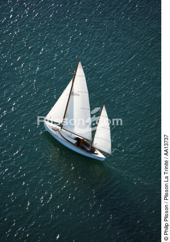 Sailing boat in Massachusetts. - © Philip Plisson / Plisson La Trinité / AA13737 - Photo Galleries - Massachusetts